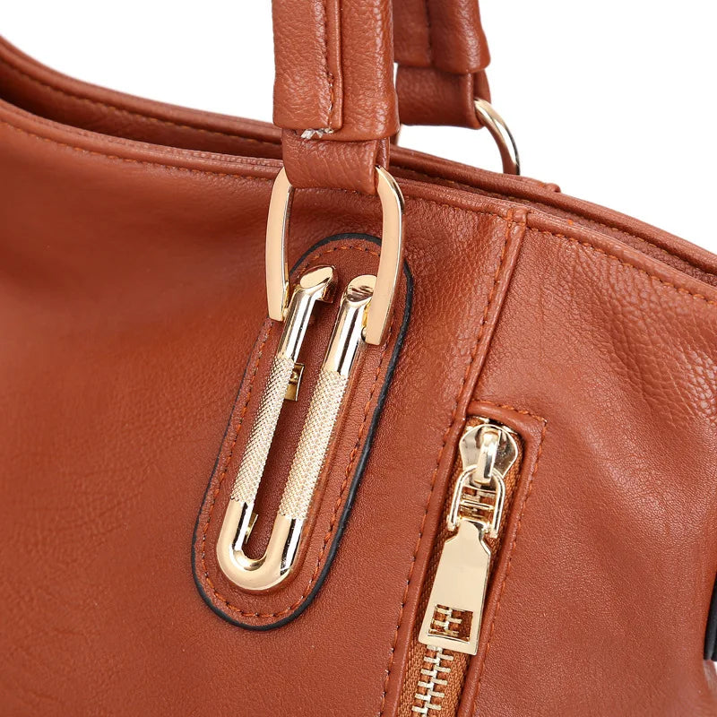 Luxury Designer Famous Brand Pu Leather Women's Shoulder Crossbody Bag Vintage Women Messenger Handbags Bolsas