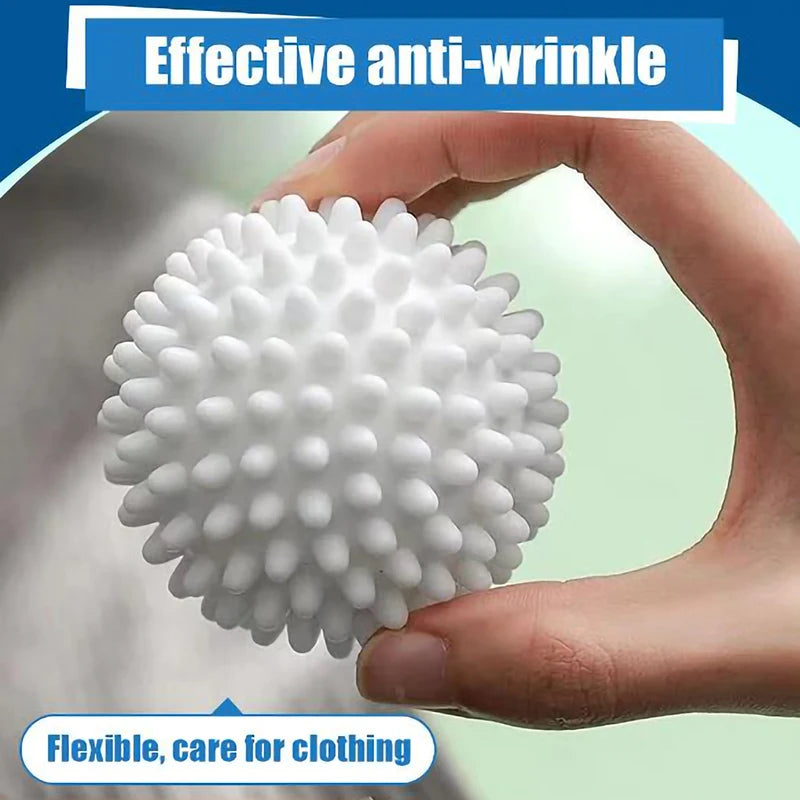 4Pcs PVC Dryer Ball Reusable Laundry Ball Washing Machine Drying Fabric Softener Ball For Home Clothe Cleaning Tool Accessrices