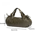 Sac à main à bandoulière Simple pour femmes, sac Boston élégant et polyvalent, sac de travail intérieur en Polyester doux