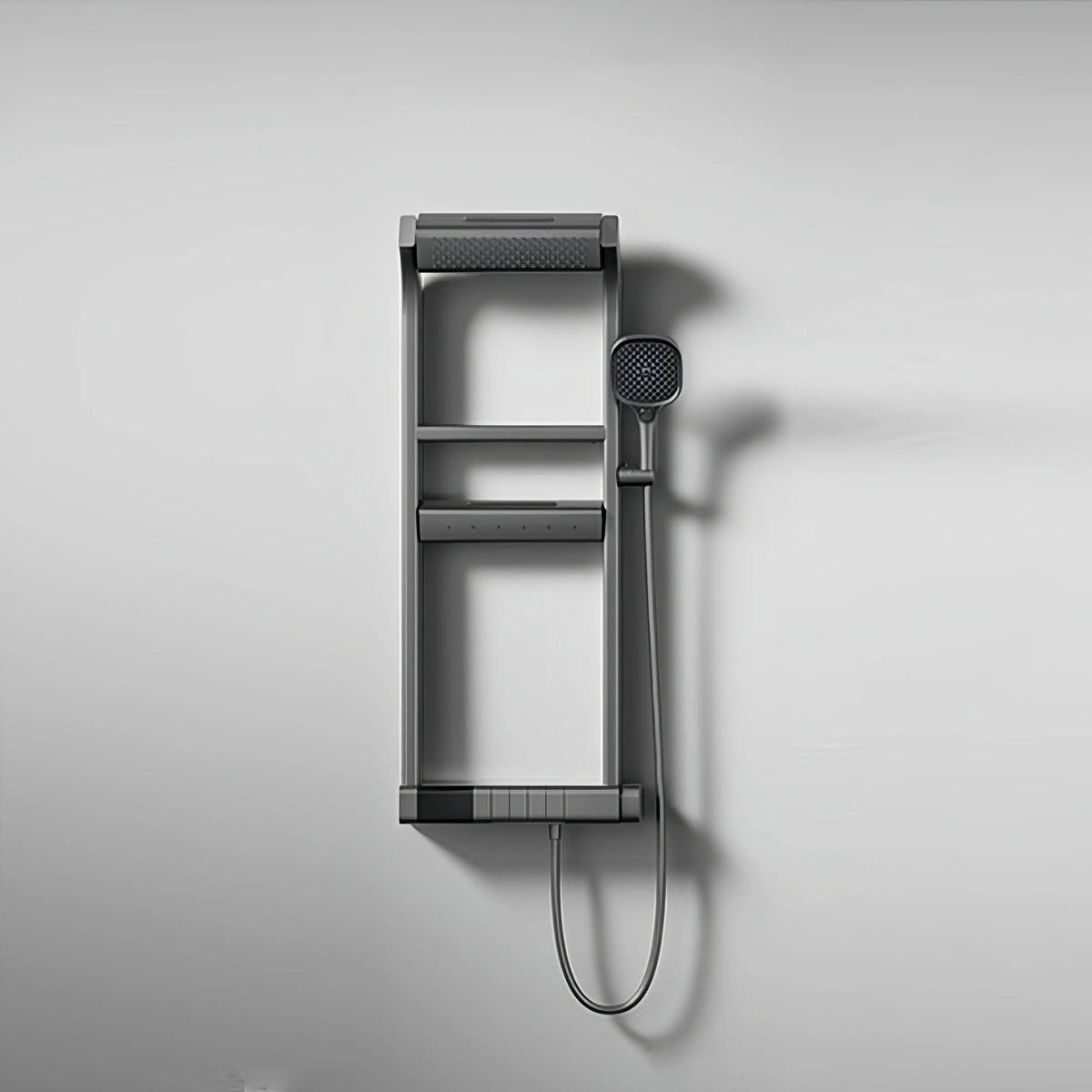 New Arrival Luxury Modern Single Handle Shower System Polished Chrome Thermostatic Faucets Rain Soft Jet Single Lever Ceramic