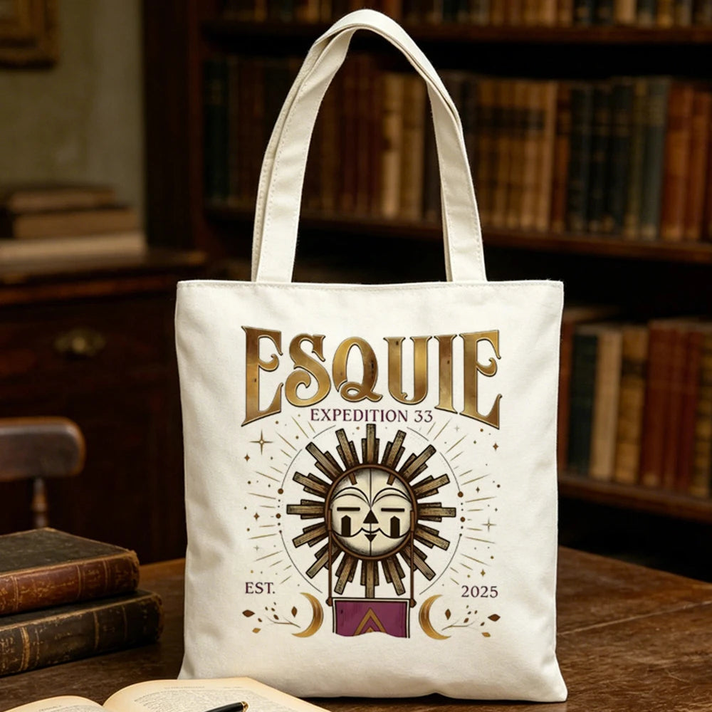 Expedition 33 tote bag bolsas de tela einkaufstasche sac cabas y2k canvas  femme