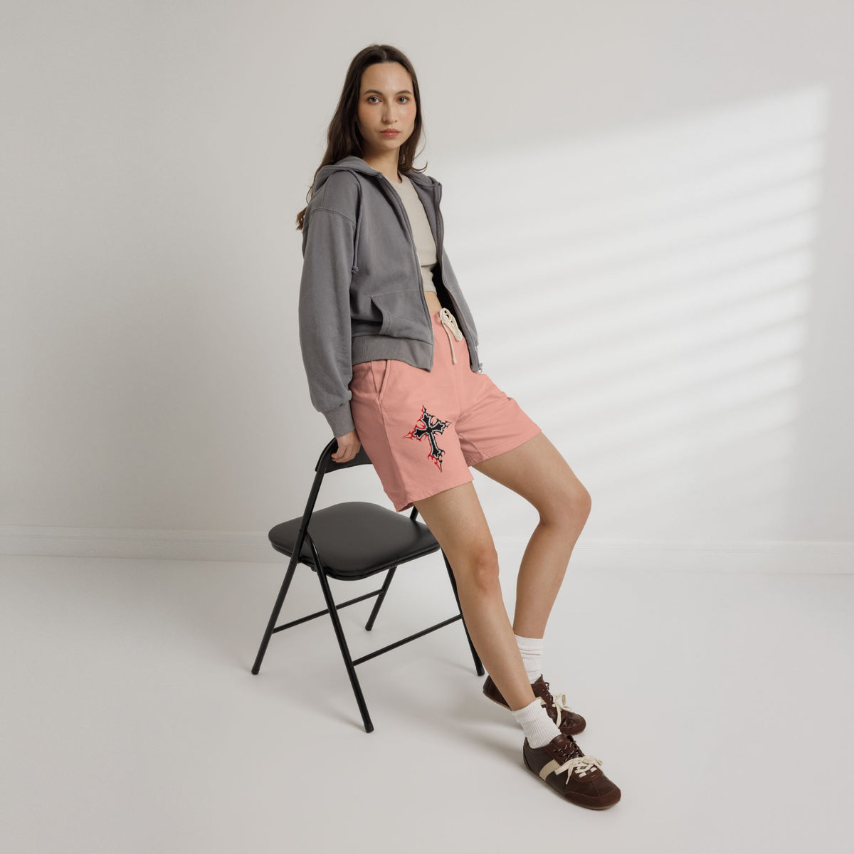 Unisex Garment-Dyed Lightweight Fleece Sweat Shorts