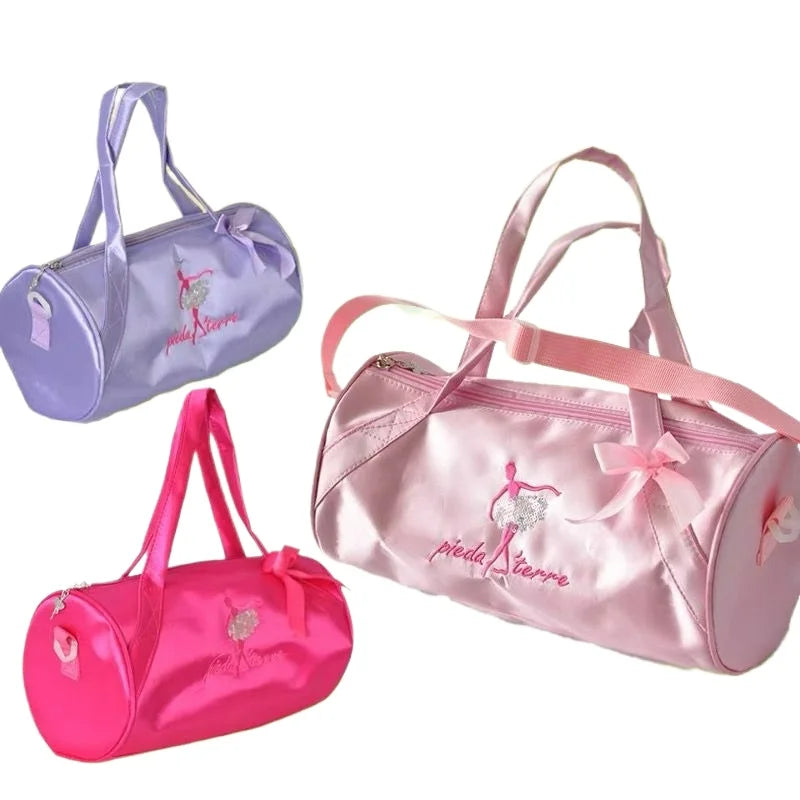 Children Dance Bag for Girls Single Shoulder Crossbody Ballet Dancing Backpack Kids Clothes Shoes Dress Handbag