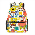 Cute SpongeBob & Patrick Star All Over Print Backpack Cartoon School Bag Casual Daypack for Travel School