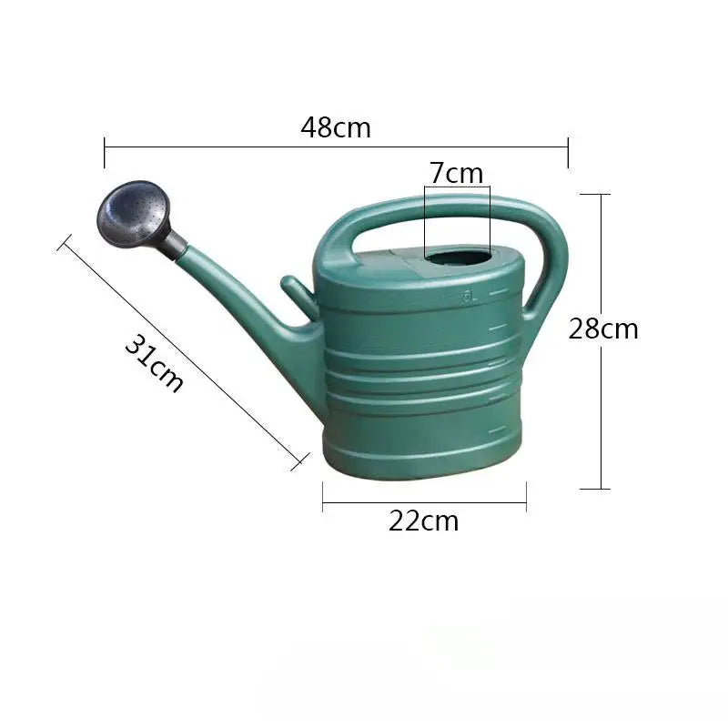 5L Plastic Watering Can Garden Essential Watering Can Indoor Outdoor Light Weight Cans Watering Can Family Gardening Garden