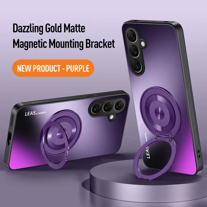 Magnetic Ring Stand Phone Case for Samsung Galaxys 26 Ultra S25 Edge S24 FE S23 S22 S21 Plus A57 A37 A17 A07 A56 A36 A55 Cover