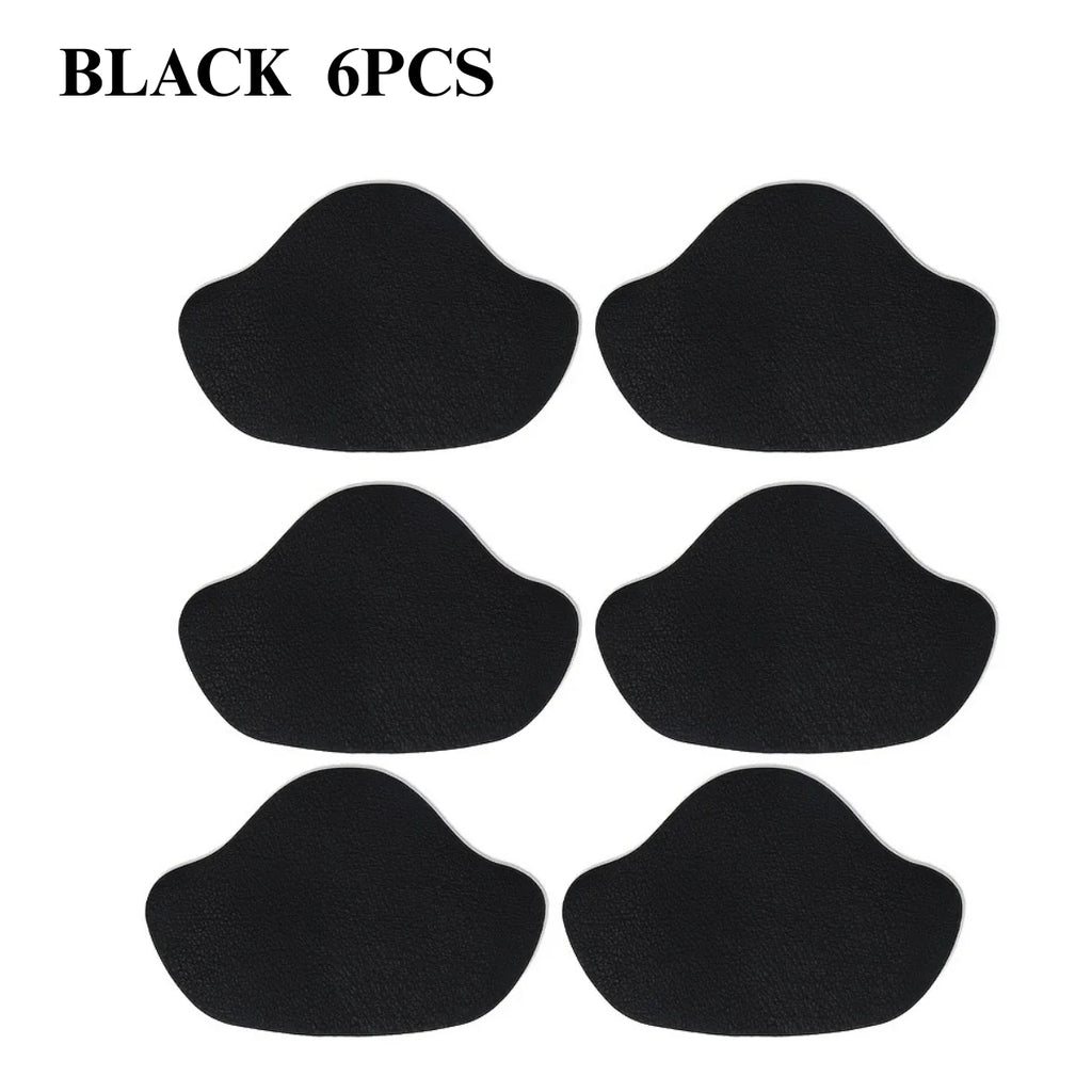 6 Pcs Sneaker Heel Repair Patches Wear-Resistant Shoe Heel Protector Stickers Fix Worn Holes for Sneakers, Leather Shoes