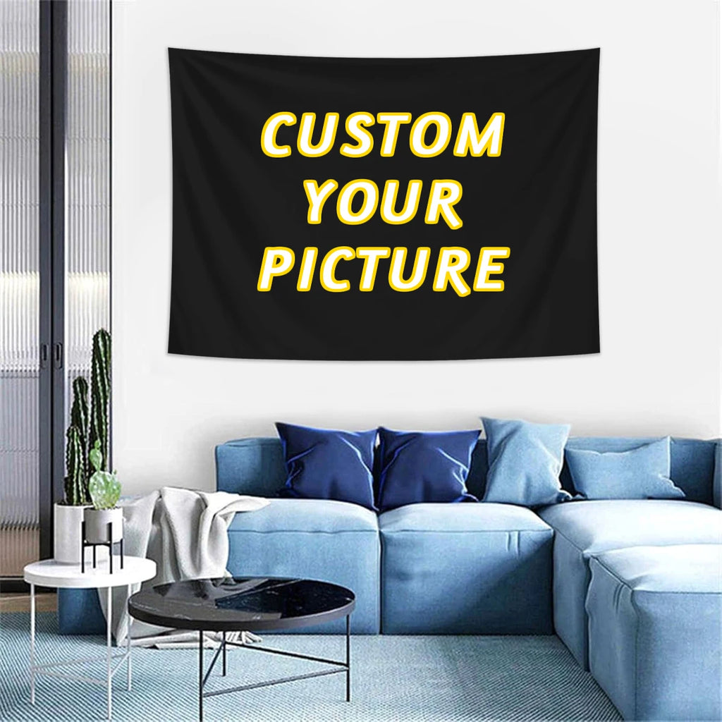 1pc Customized tapestries, customized banners and logo backgrounds,
