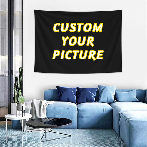 1pc Customized tapestries, customized banners and logo backgrounds,