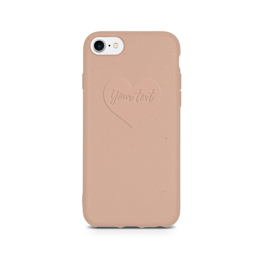 Biodegradable Personalized Phone Case - Pastel Pink