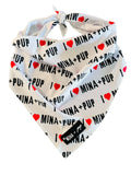 I ❤️ MINA + PUP SPECIAL EDITION ANNIVERSARY COOLING TIE ON BANDANA