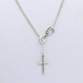 Hot Selling New Punk Minimalist Infinity Luck 8 Cross Leaf Pendants