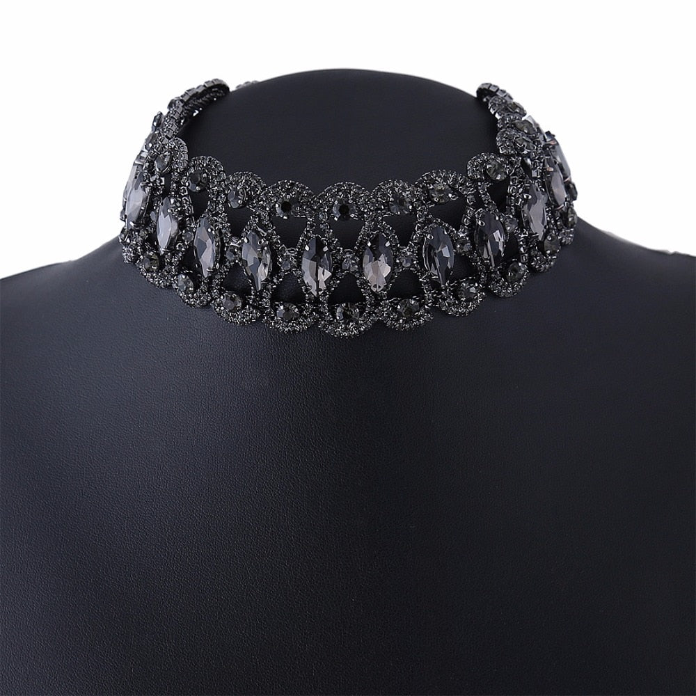 Big Accessories Statement Necklaces | Collar Necklace Rhinestones