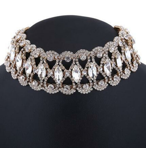 Big Accessories Statement Necklaces | Collar Necklace Rhinestones