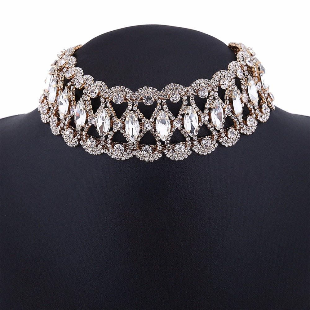 Big Accessories Statement Necklaces | Collar Necklace Rhinestones