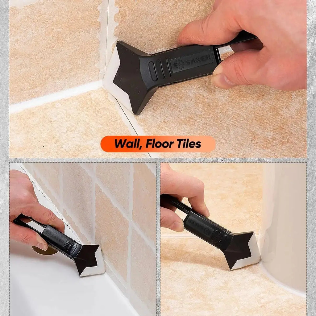 Silicone Caulking Tool | 5-in-1 Sealant Finishing Tool | Caulk Remover