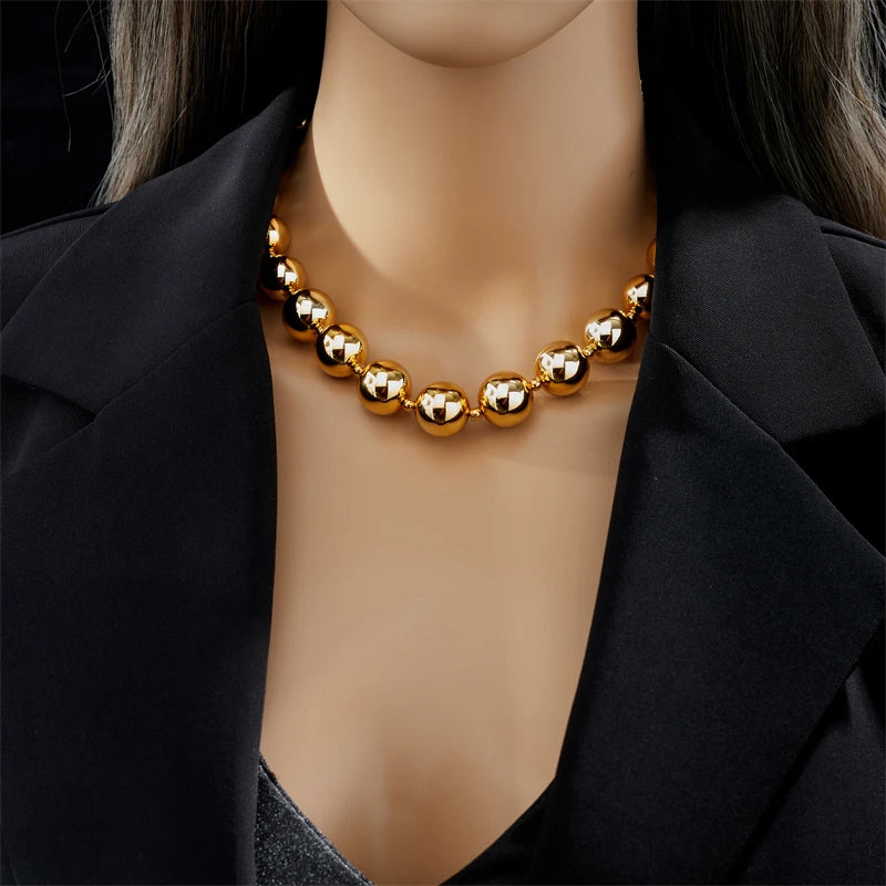 XIYANIKE 316L Stainless Steel Necklace Ball Chain Accessories for