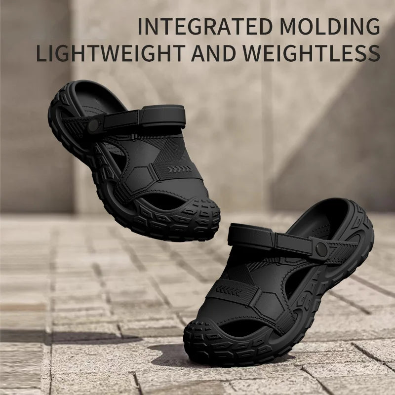 Men's Outdoor Summer Wearable Clog Shoes Anti-Slip Breathable