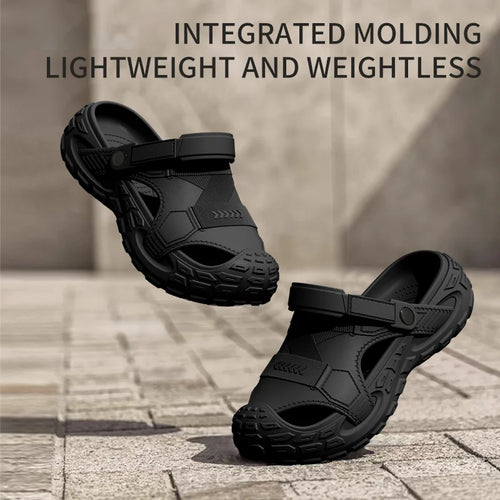 Men's Outdoor Summer Wearable Clog Shoes Anti-Slip Breathable