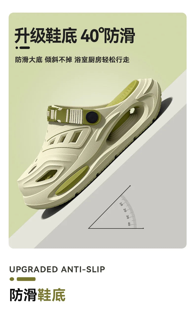 Arch support, anti slip, soft sole, wear-resistant cool slippers for