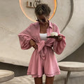 Casual Loose Short Sets For Women 2 Piece Sets Womens Outfits Spa