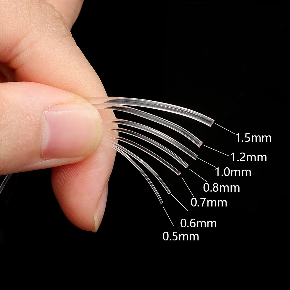 1 Roll Round Transparent Fish Wire Elastic Wire Crystal Line DIY