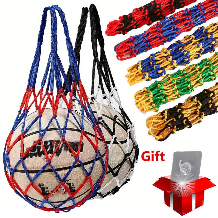 Basketball Net Bag Thick Woven Net Basketball Storage Durable Nylon