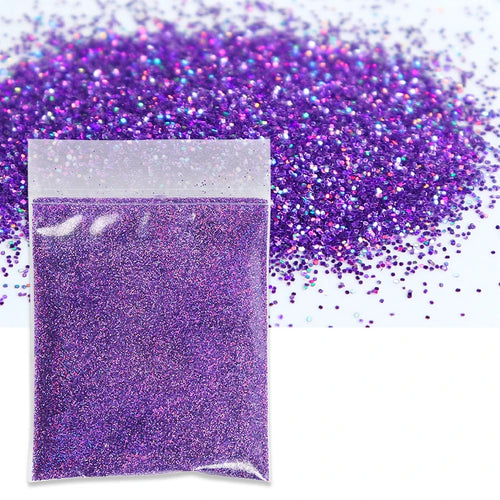 10g/Bag Holographic Fine Glitter Powder For Epoxy Filling Laser