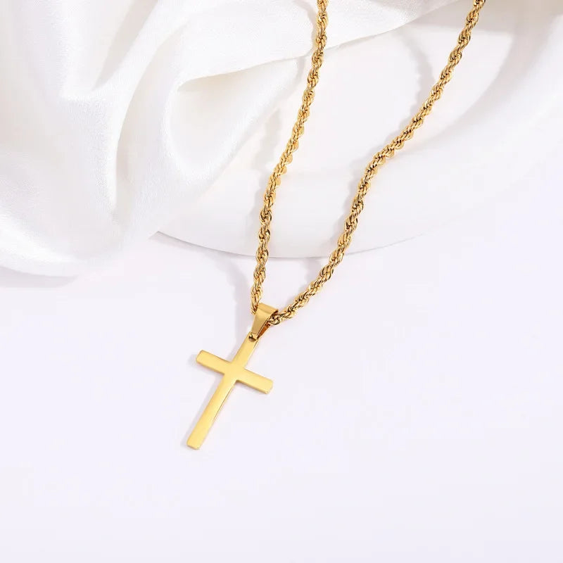 Collier Homme Spiritual Necklace - Male Minimalism Stainless Steel