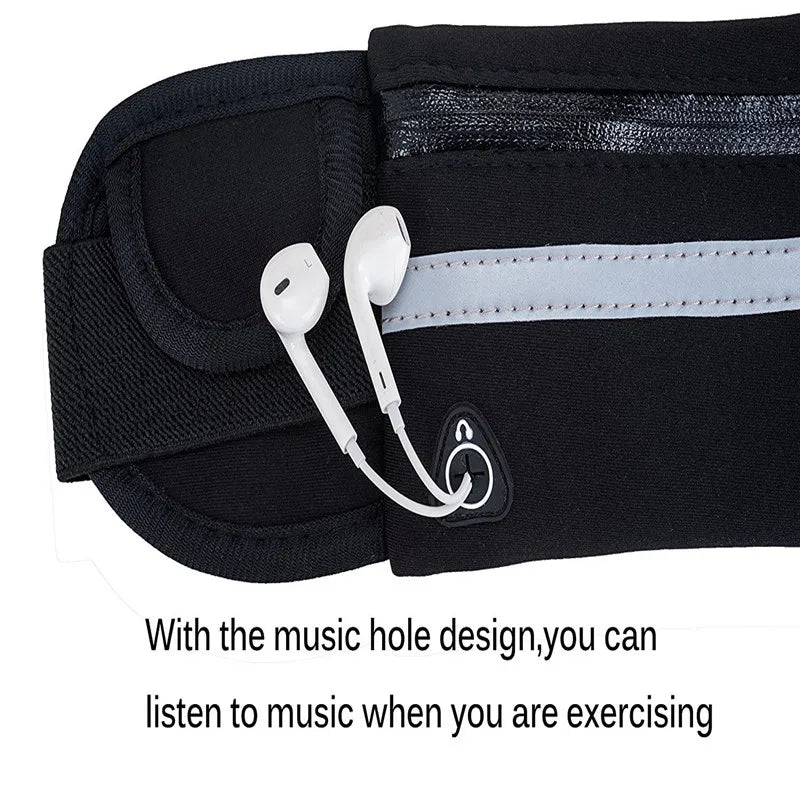 1pcs Colorful Waterproof Neoprene Fanny Pack Running Man Waist Bag