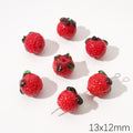 Fruit Beads Gass Beads Cute Loose Spacer Beading Lemon for Earring