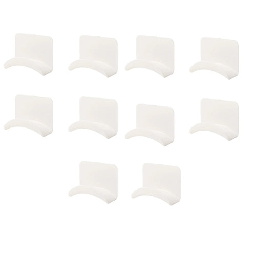 1-10PCS Wall Mount Headphone Stand Adhensive Plastic Under Desk