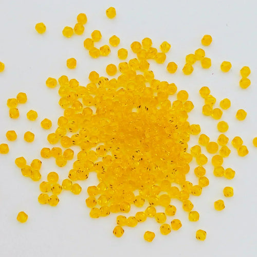 100PCS 4MM Shiny Faceted Austria Crystal Beads Bicone Beads Loose
