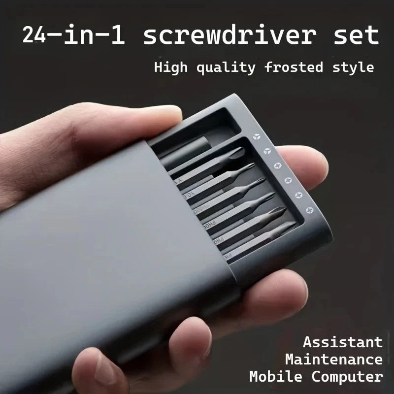 24 in 1 Digital Maintenance Precision Screwdriver Set with Portable