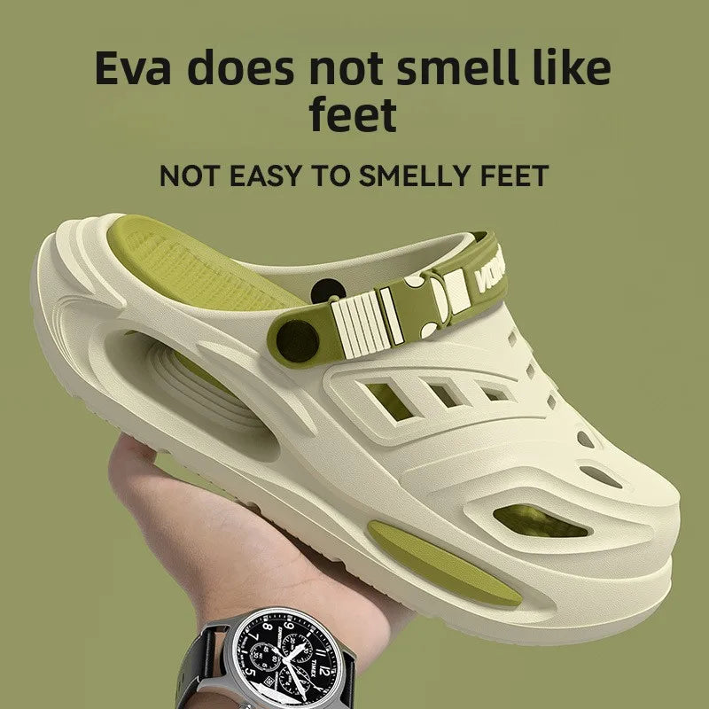 Men's and Women's Cave Shoes Fashion Breathable Sandals with Removable