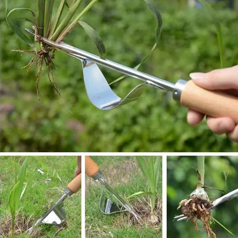 Manual Weeding Machine Set: Mower Sickle + Road Crack Weeding Tool +