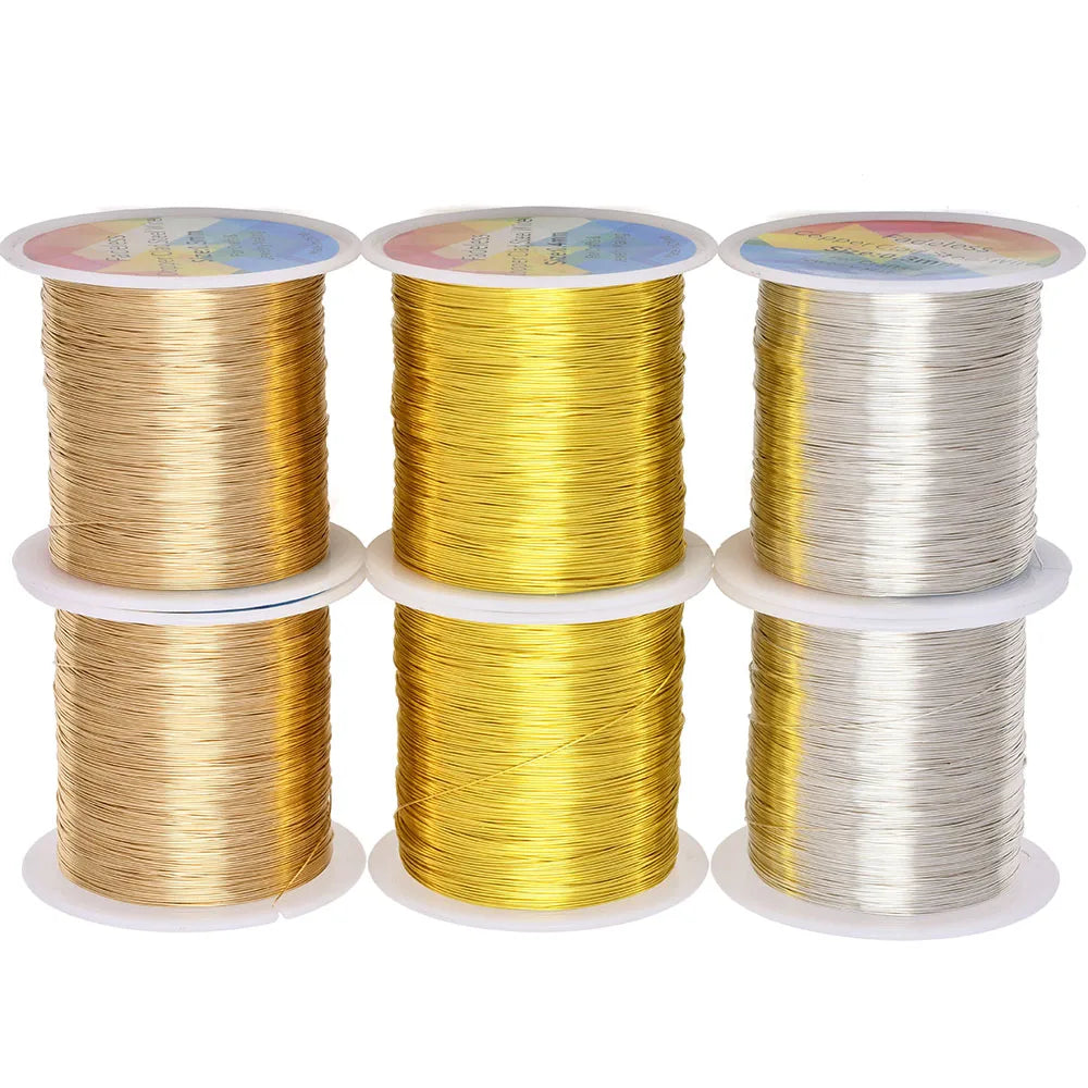 100m/328ft Fadeless Copper Clad Steel Wire Bendable Metal Sculpting