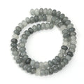 1 String 5x8mm Glass Beads Colorful Abacus Flat Round Loose Beads For