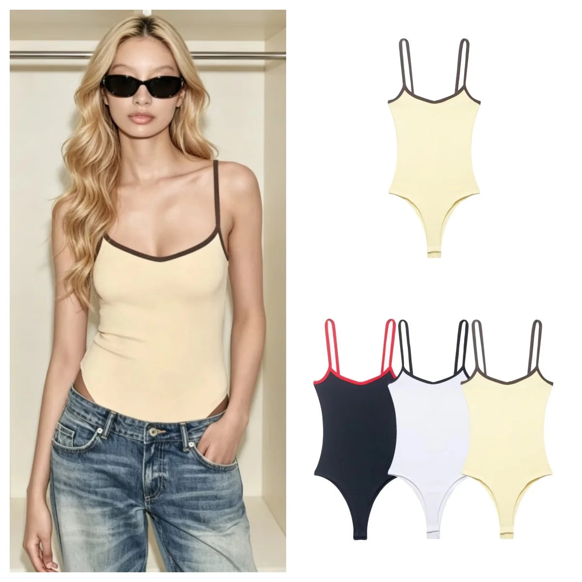 Women's Jumpsuit 2026 Summer New Cute Hot Girl Style Fashion Round