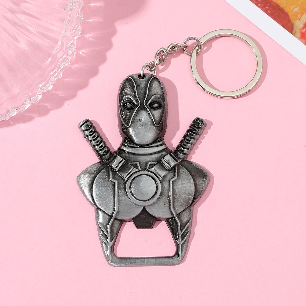 Deadpool Keychain Pendant Llavero Men Cosplay for Bag Keyrings