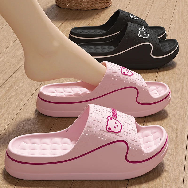 Women's Home Slippers Cute Cartoon EVA Indoor Home Bathroom Sandals