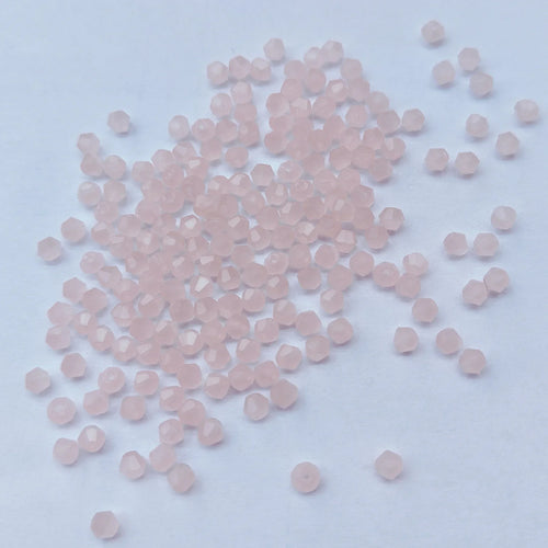 100PCS 4MM Shiny Faceted Austria Crystal Beads Bicone Beads Loose