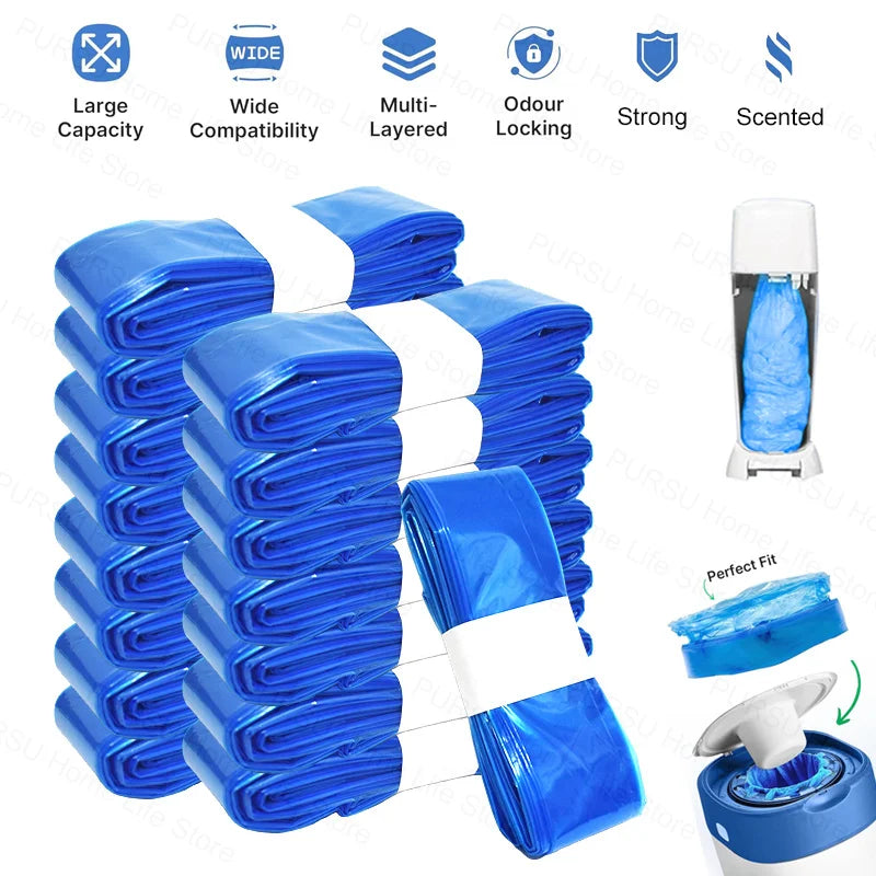 Multi-Colour Diaper Pails Refills For Tommee Tippee Sangenic Simplee