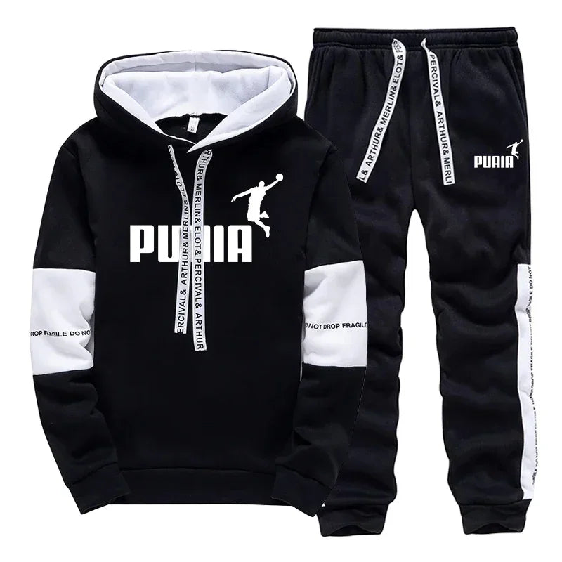 Hot Sales Mens Tracksuit Print Casual Sweatshirts Sportswear Single