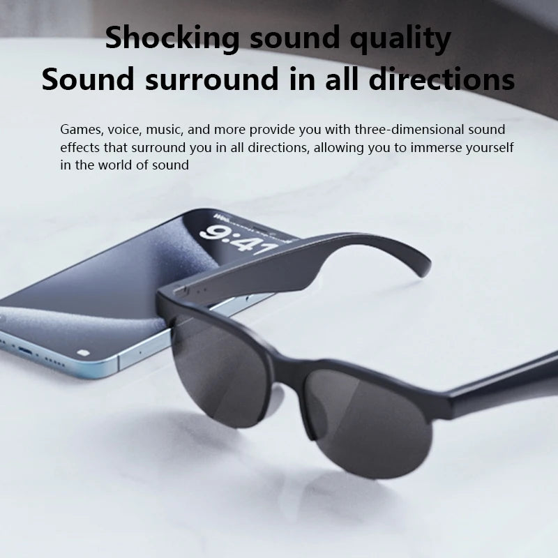 2026 New Smart Glasses AI Translation Bluetooth Conversation Recording