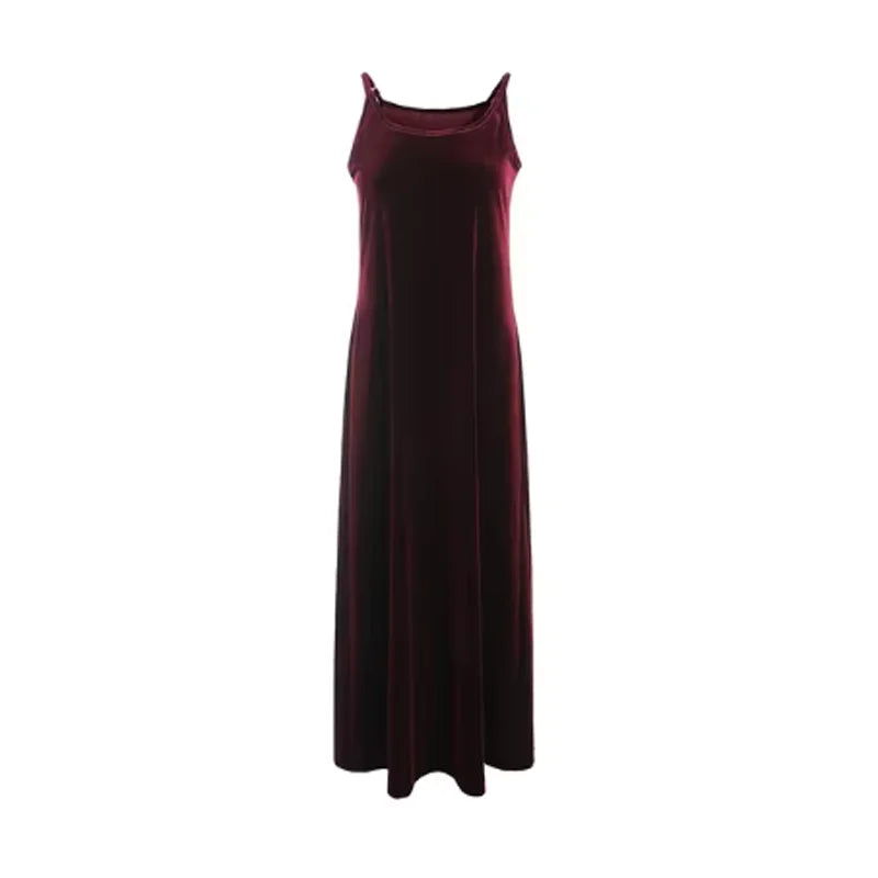 2024 Autumn Women Solid Color New Sleeveless Dress Single-breasted