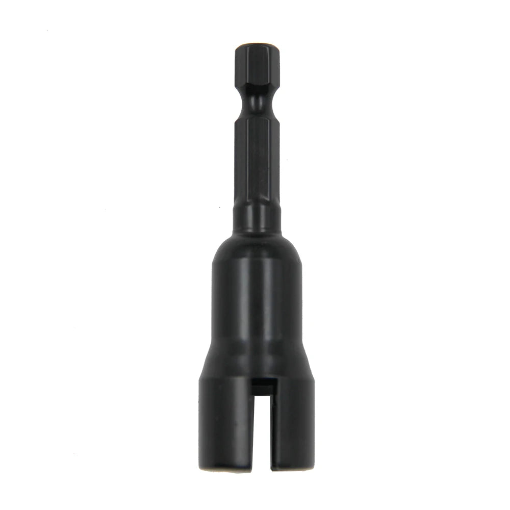 Natural color 65mm slotted socket hexagonal handle electric