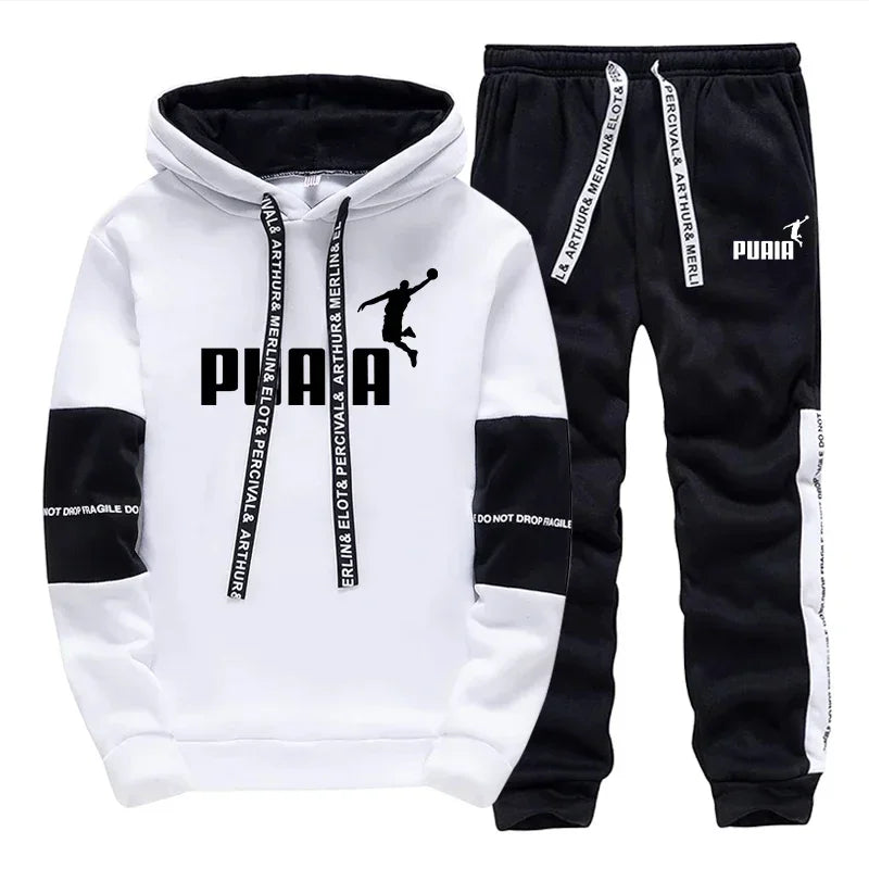 Hot Sales Mens Tracksuit Print Casual Sweatshirts Sportswear Single