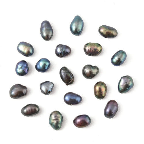 10Pcs Natural Freshwater Pearl Beads Exquisite Irregular Pearl Bead