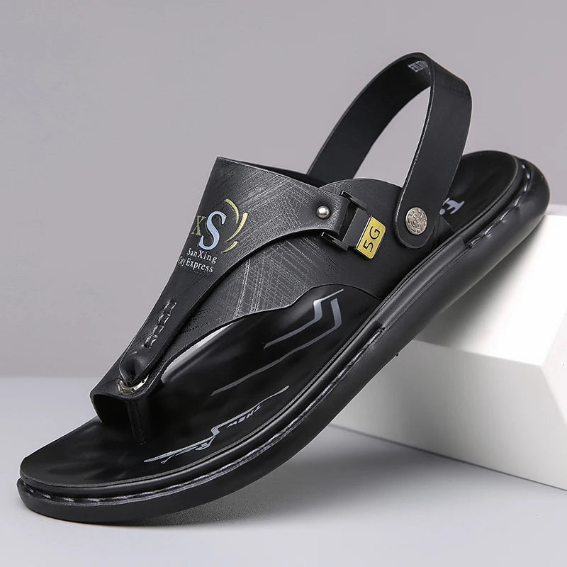 Men's Comfortable Anti-Slip Flip Flops Fashionable Wear-Resistant